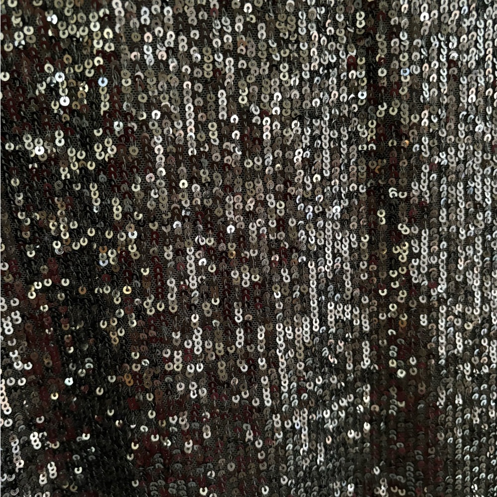 CeCe LS Sequin Top Black - Stunning Simplicity-Max Sparkle size M - Picture 4 of 6